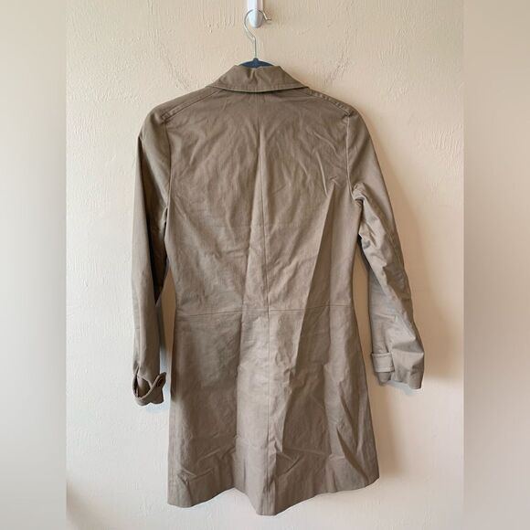 Club Monaco Khaki Trench Size XS - Picture 2 of 9